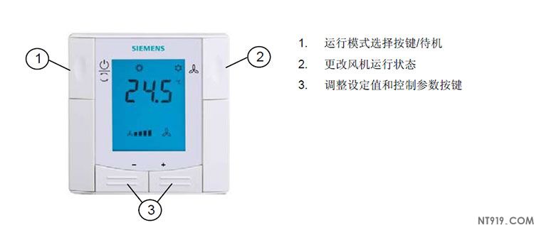 西门子RDF340控制器和阀门配套组合空调机组温控阀经济型方案(图2) RDF340YY-2.jpg